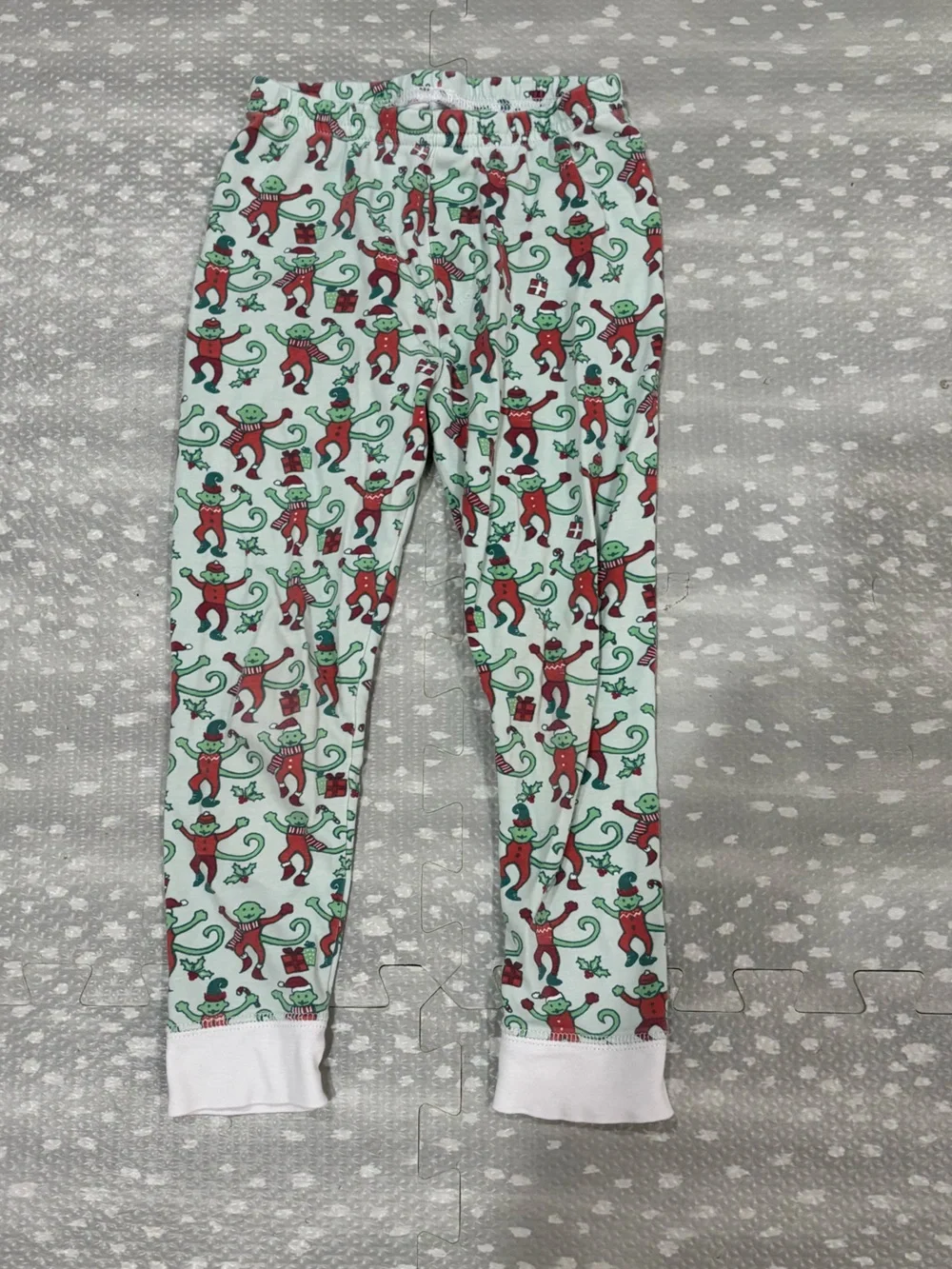 Roller Rabbit Christmas Monkey Pajama Pants